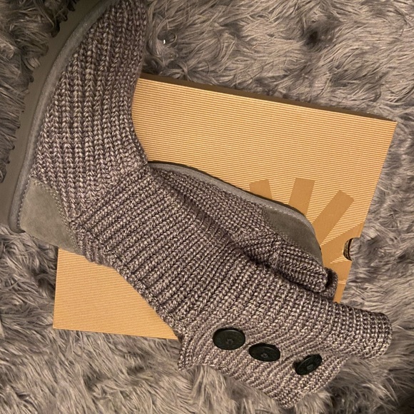 UGG Classic Cardigan Boots: new in box - Picture 4 of 6